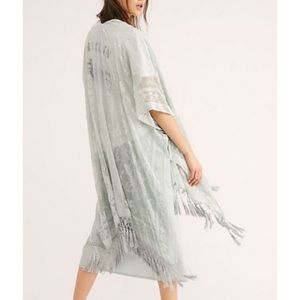 Free People Nightbird Burnout Kimono